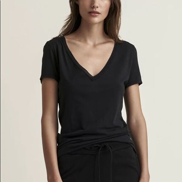 Skin Easy V Neck Tee 0 - Picture 1 of 6